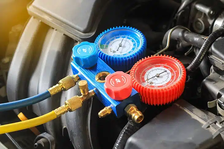 Auto A/C repair service at Allied Automotive Service in Allentown, PA, keeping your vehicle cool and comfortable year-round.